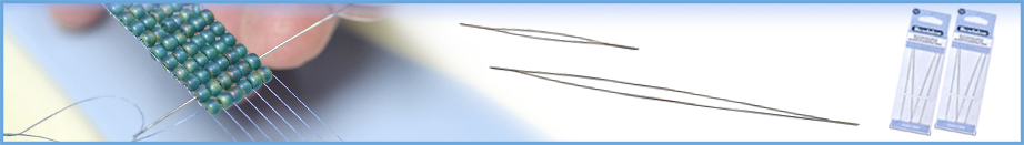 Beadalon® Beading Needle for Elastic Cord, 10-3/4L x .030 dia. - RioGrande