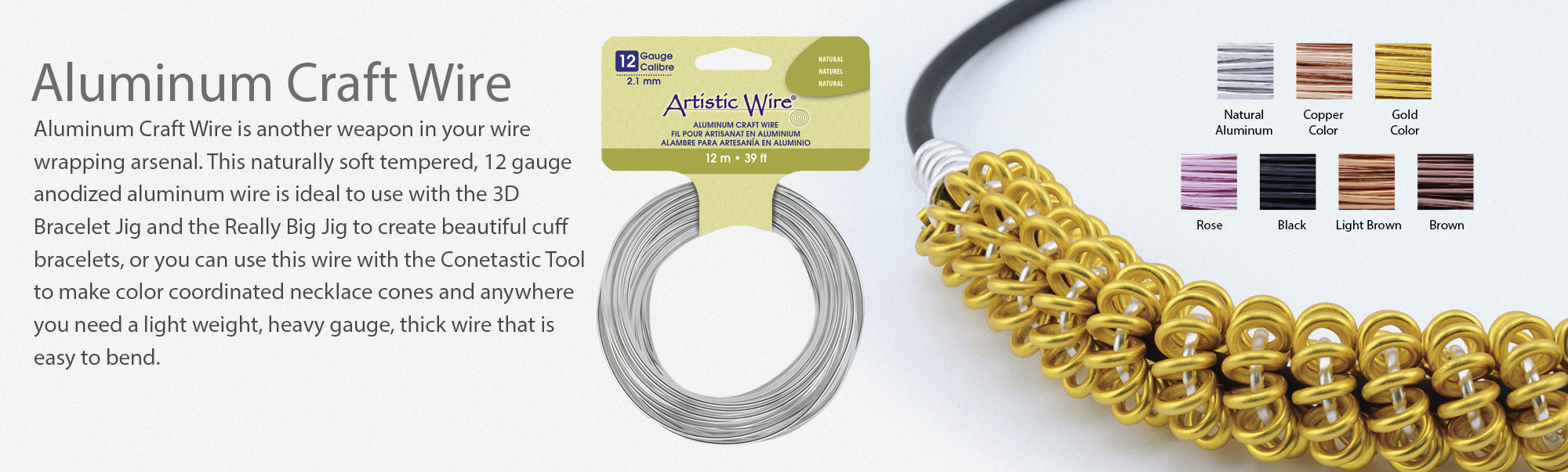 Craft Medley Metallic Beading & Jewelry Wire 28 Gauge 32'-Black